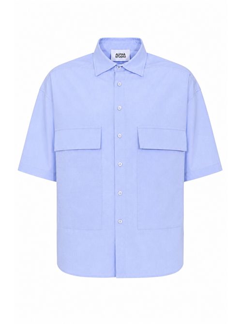 Camicia in cotone Alpha Studio | AU-5381L1006